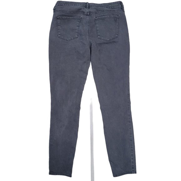 Articles of Society Motto Ebony Skinny Black Denim Jeans Mya 4 Zip Womans 27 - Picture 2 of 8